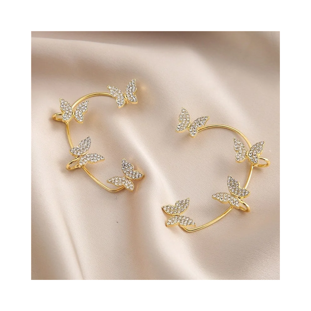 Pendientes Luz de Mariposas acero 2x1