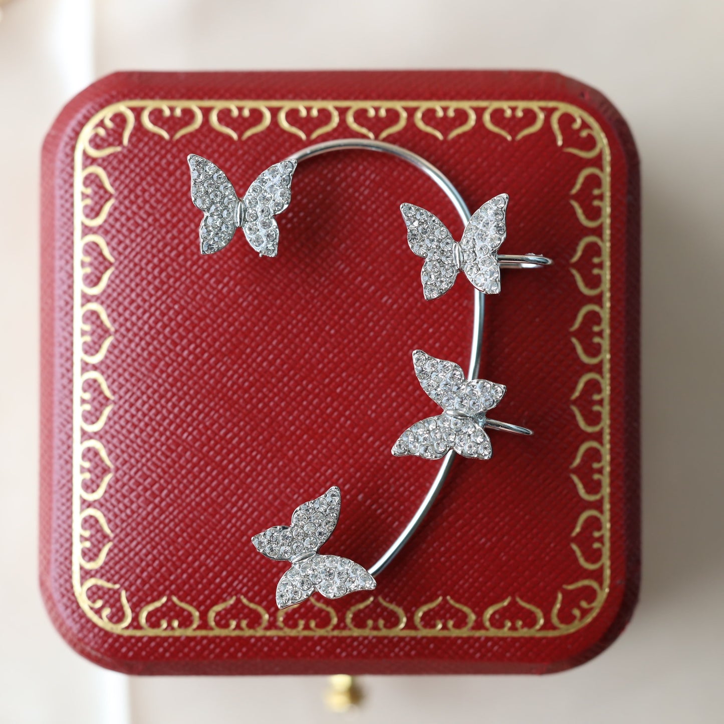 Pendientes Luz de Mariposas acero 2x1