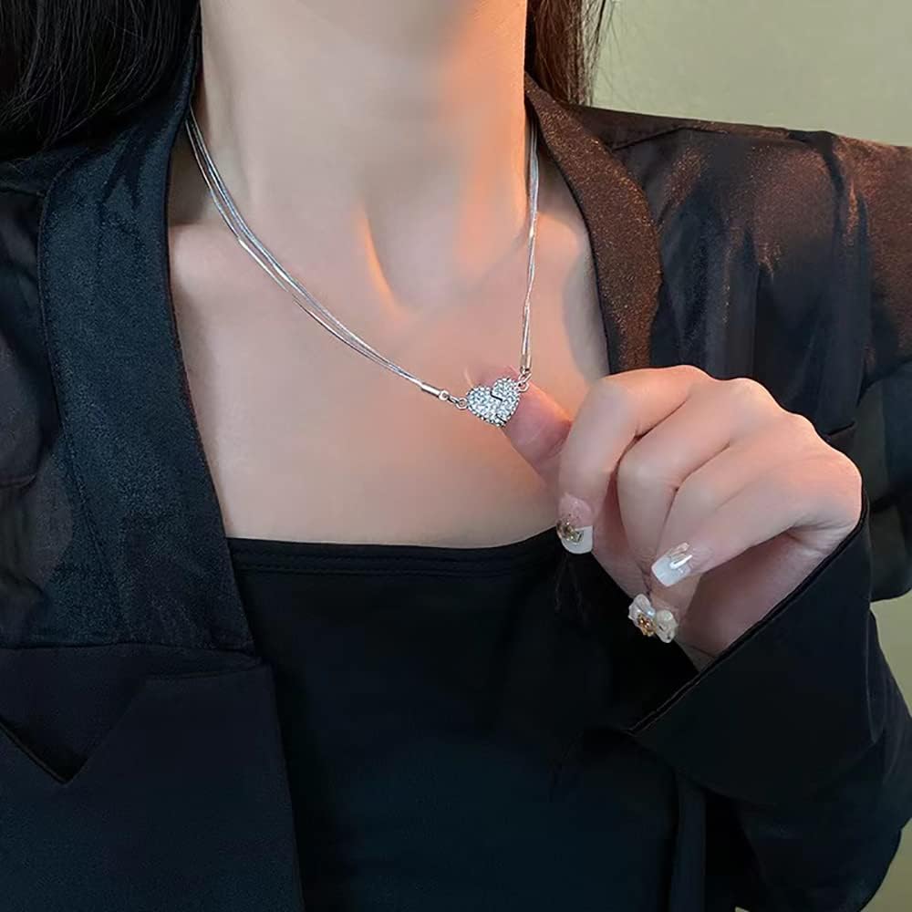 Collar de corazón acero inox