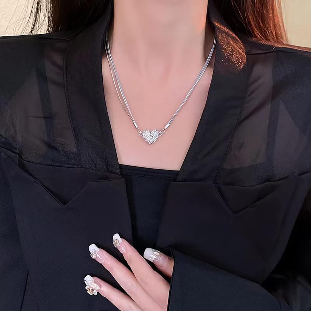 Collar de corazón acero inox