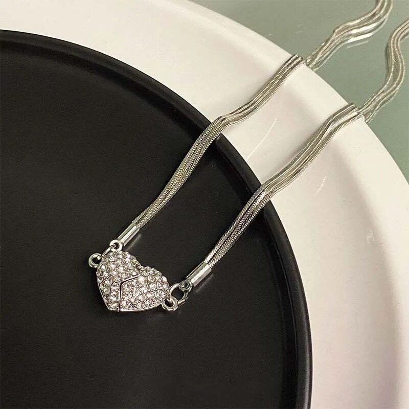 Collar de corazón acero inox